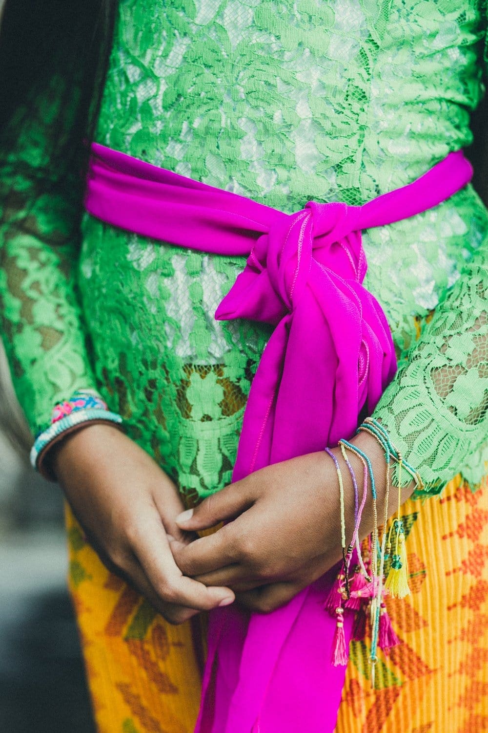 Bali UNITY Beaded Bracelet - Green - Love Is Project