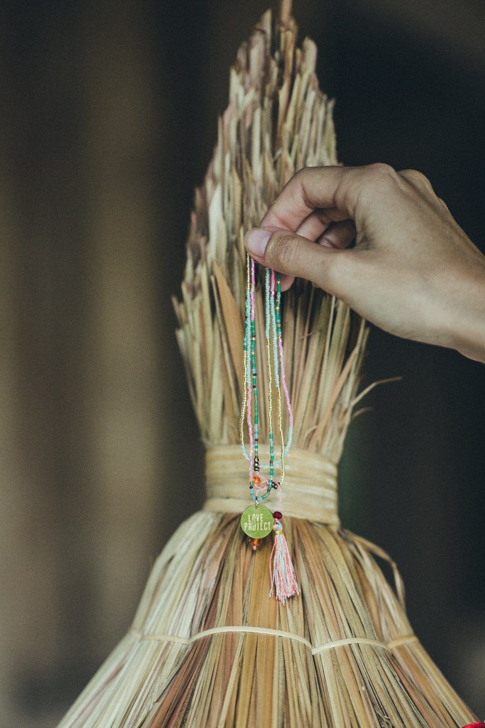 Bali UNITY Beaded Wrap/Necklace - Green - Love Is Project