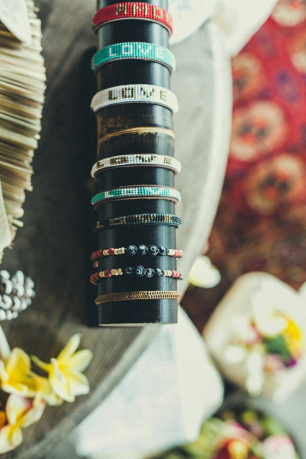 Bamboo Bracelet Stand - Horizontal - Love Is Project