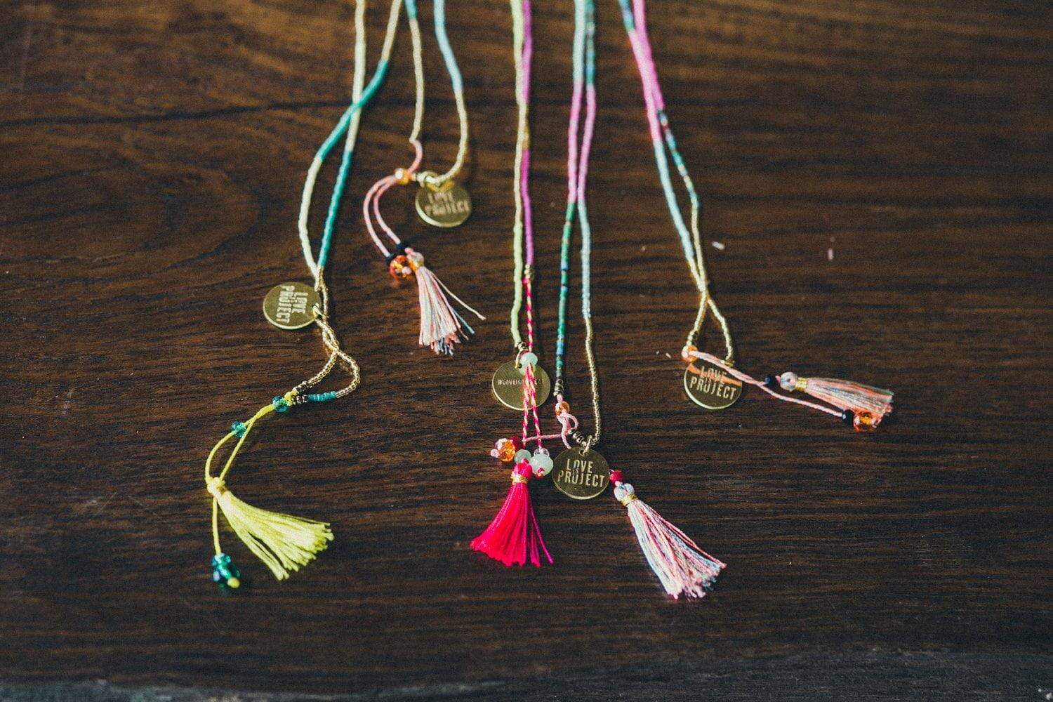 Bali UNITY Beaded Bracelet - Peach - Love Is Project