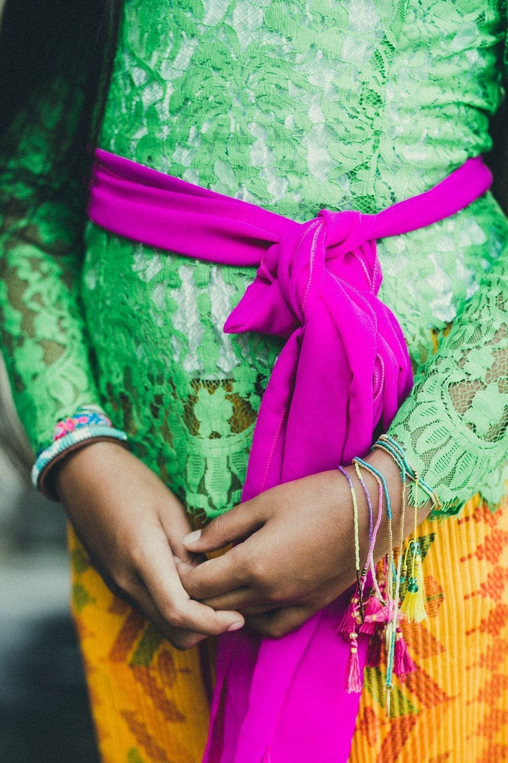 Bali UNITY Beaded Bracelet - Purple - Love Is Project