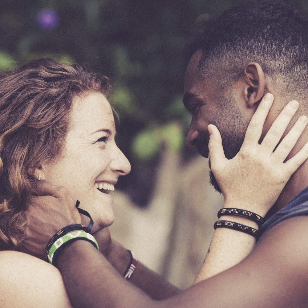 Skinny LOVE Bracelet - Black/Gold - Love Is Project