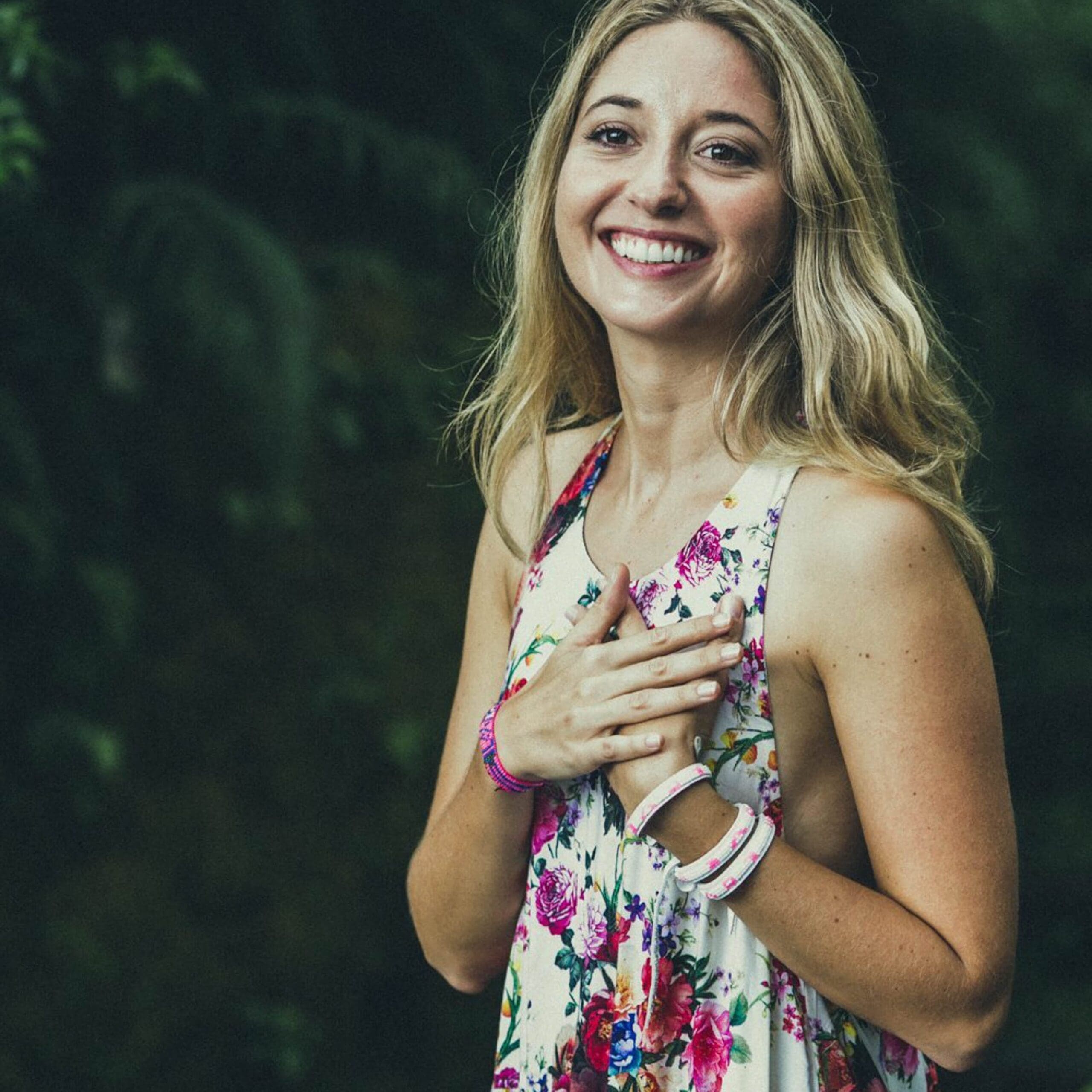 Pretty in Pink Skinny Bracelet - White & Pink - Love Is Project