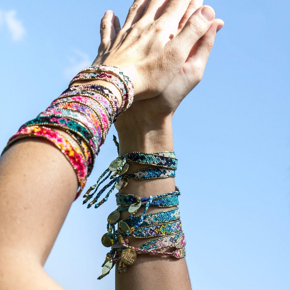 Bali Friendship Bracelet - Electric Feel - Love Is Project