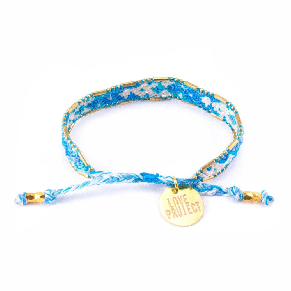 Bali Friendship Bracelet - Ocean Foam - Love Is Project