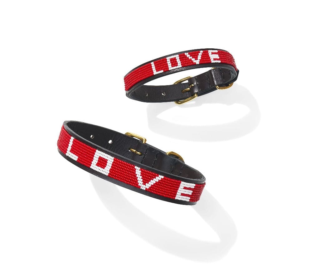 LOVE Pet Collar - Red