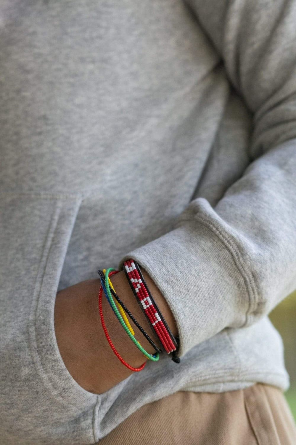 Beaded Unity Rings Bracelet - Love Is Project