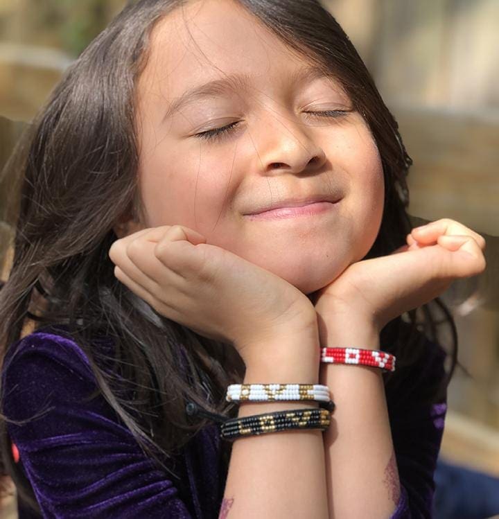 Skinny LOVE Bracelet - Black/Gold - Love Is Project