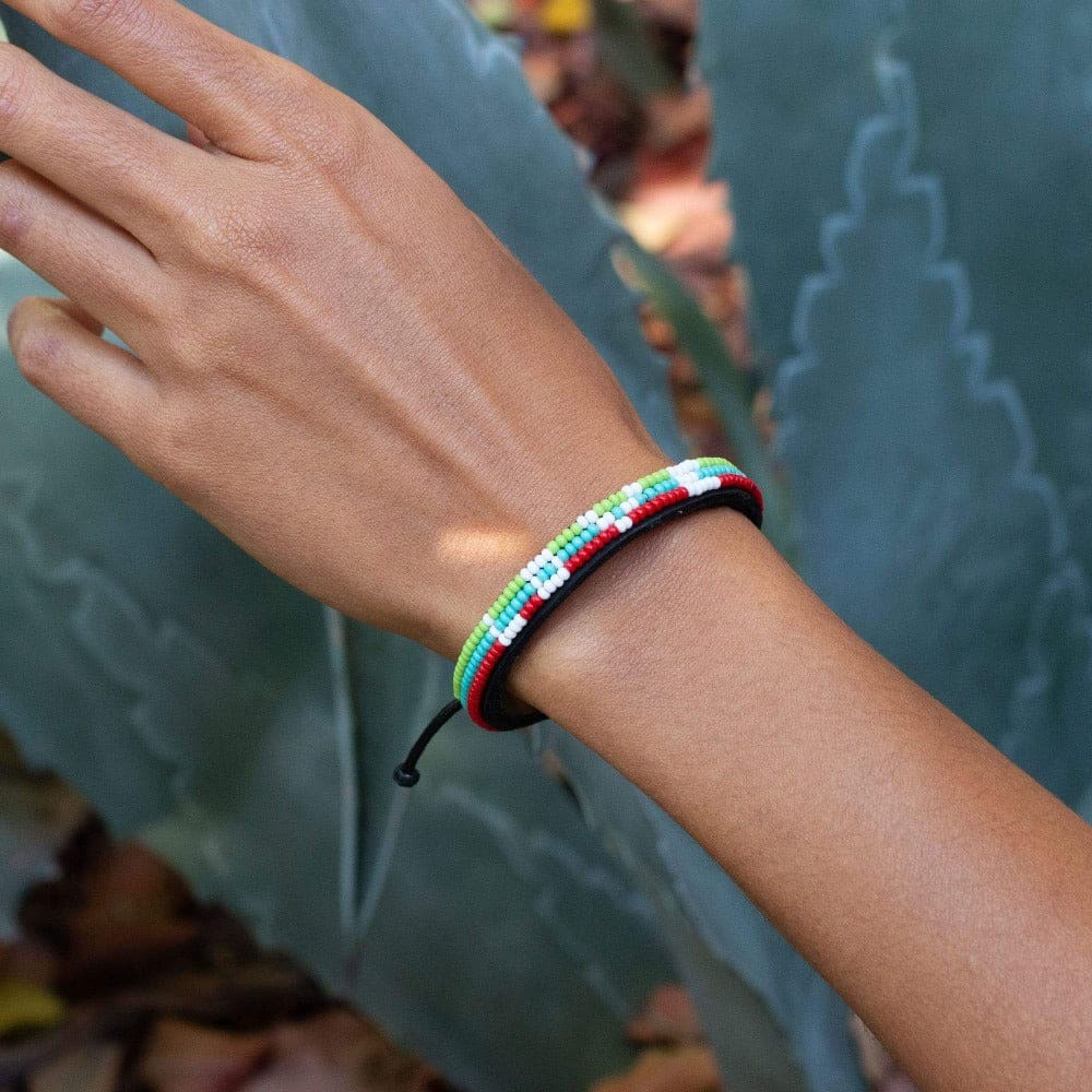 Skinny Ombré LOVE Bracelet - Tropic Canopy - Love Is Project