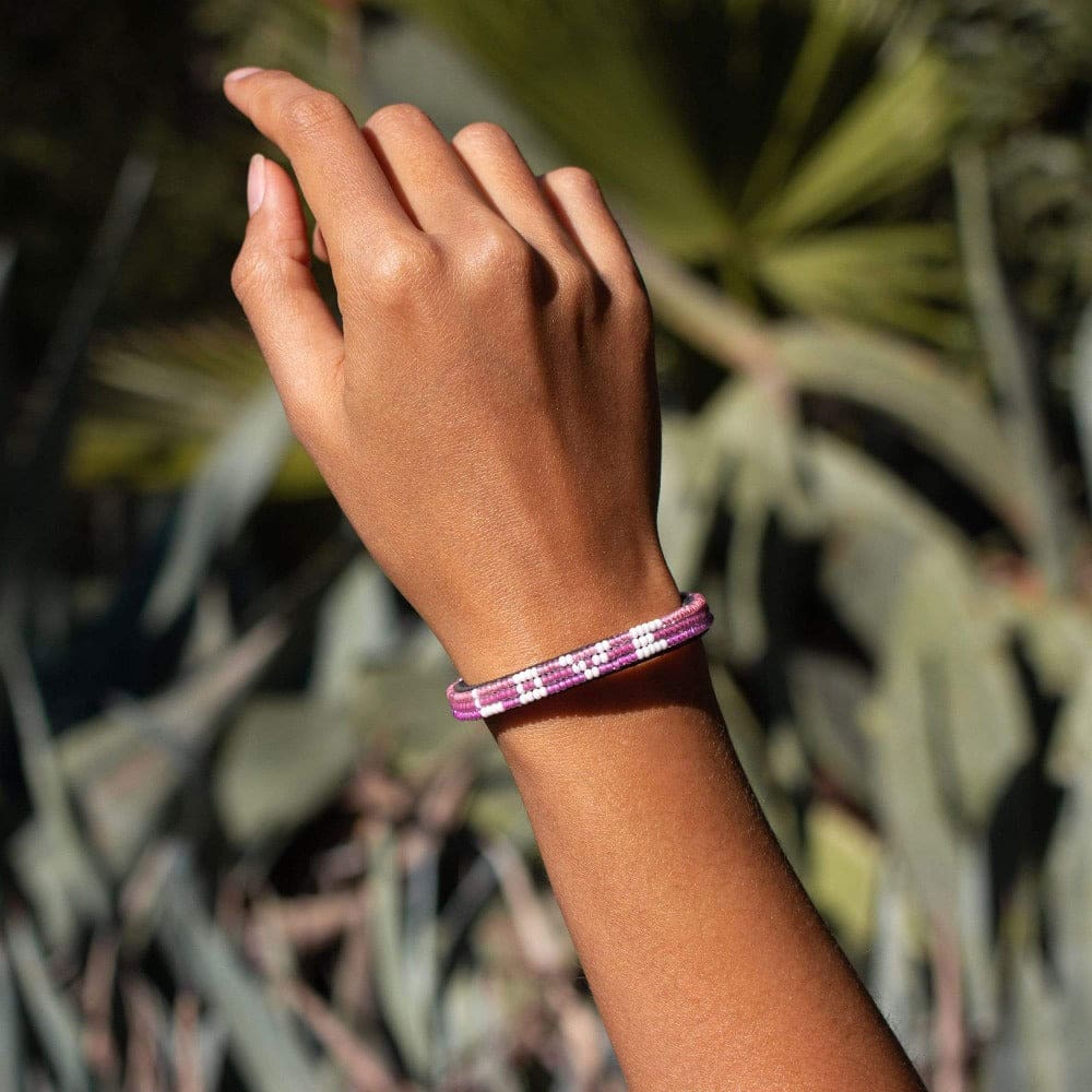 Skinny Ombré LOVE Bracelet - Pink Power