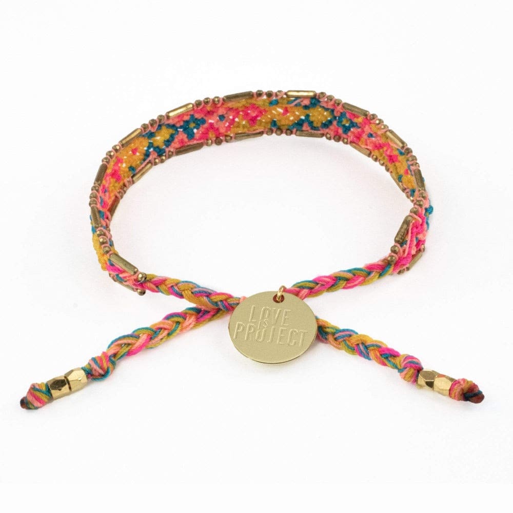 The Jungle Bloom Bali Friendship Bracelet from Love Is Project