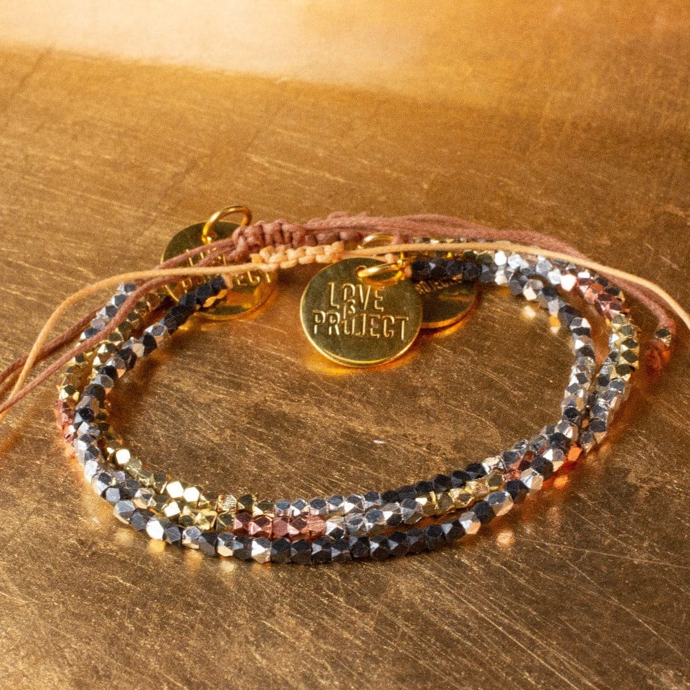 Kali Ombre Bracelet - Gold / Silver - Love Is Project