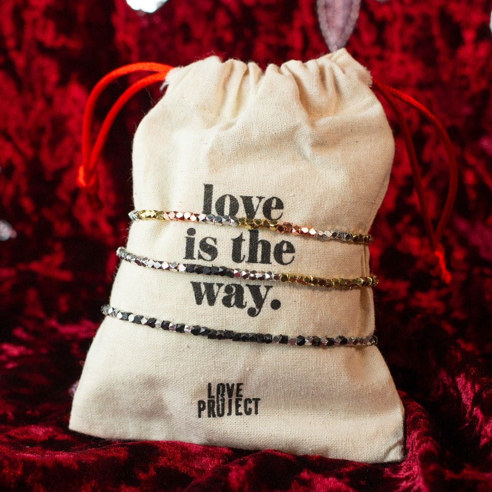 Kali Ombre Bracelet - Black / Silver - Love Is Project