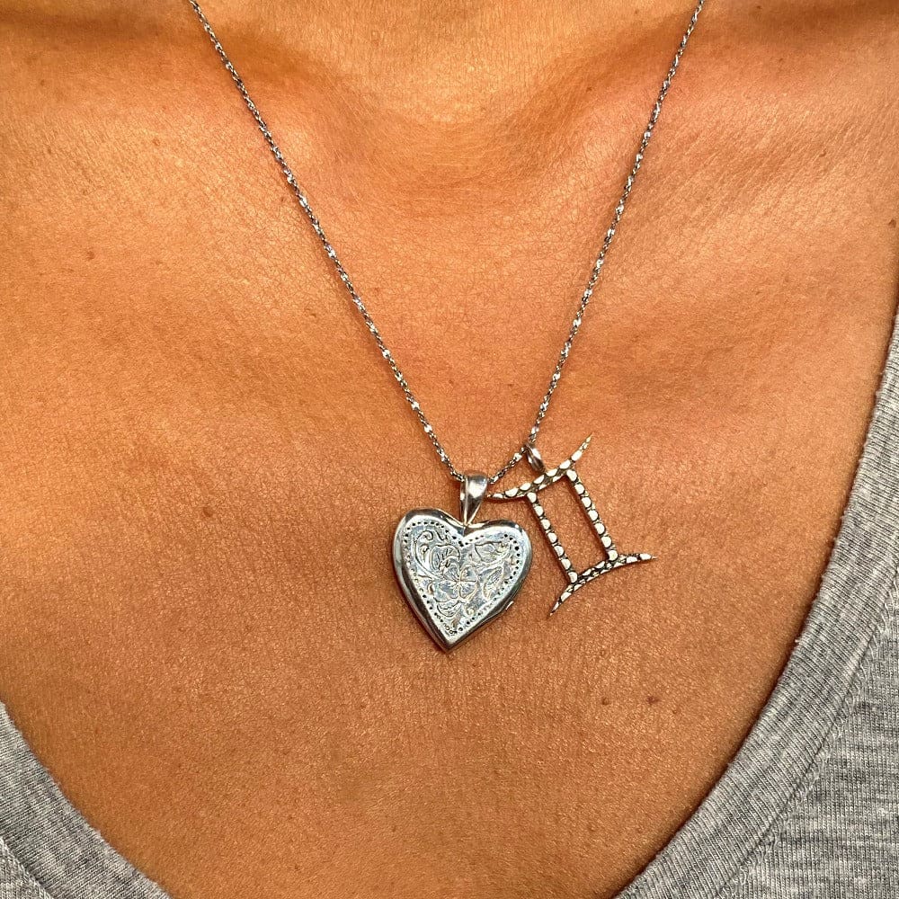 Love Heart Locket Necklace Charm - Love Is Project