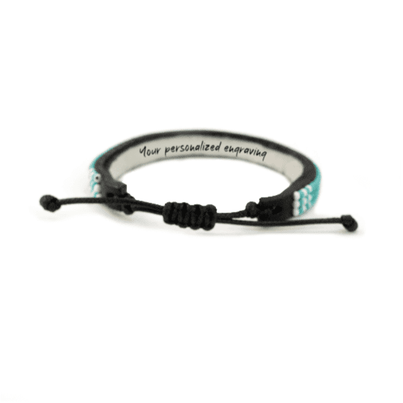 Skinny LOVE Bracelet - Turquoise - Love Is Project