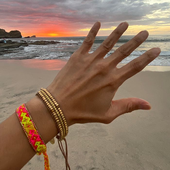 Diwali Bracelet - Gold Flame - Love Is Project