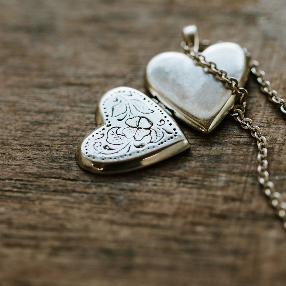 Love Heart Locket Necklace Charm - Love Is Project