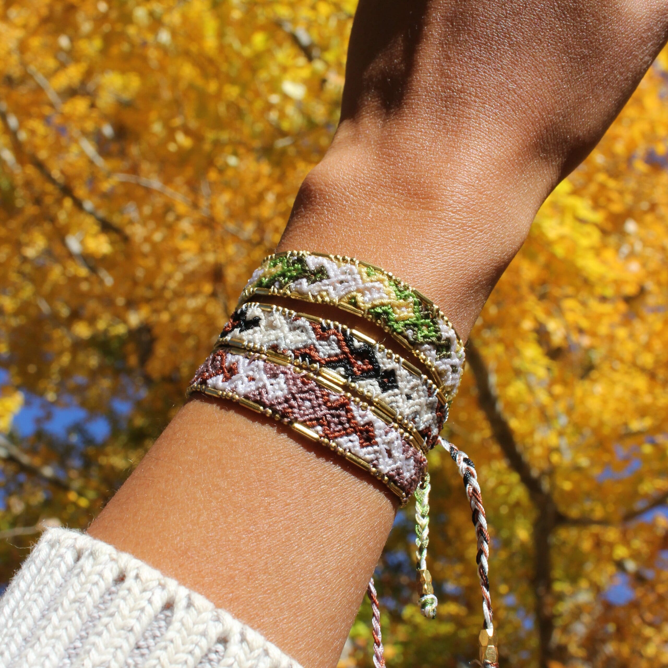 Bali Friendship Bracelet - Dune Brown - Love Is Project