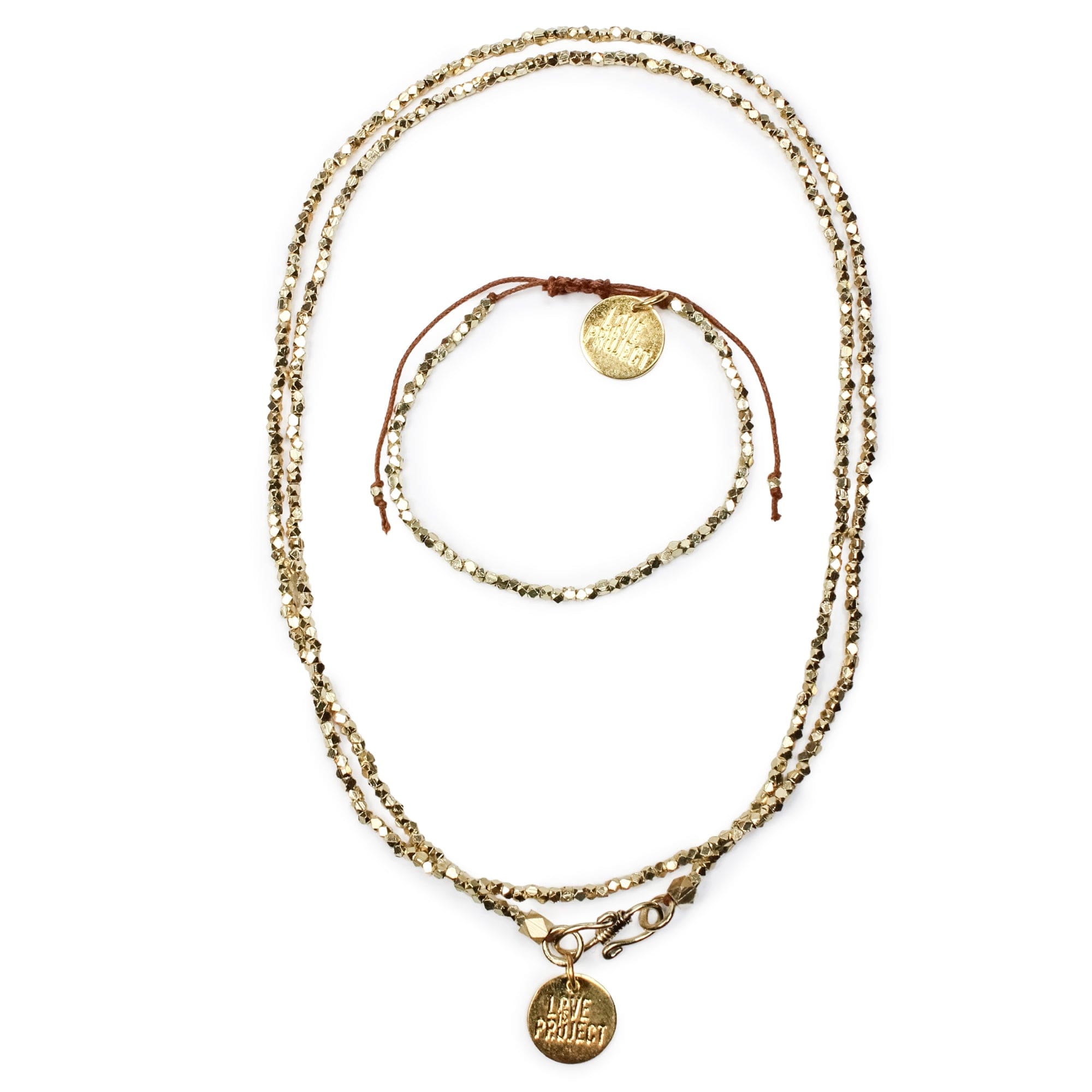 Bollywood Bracelet & Necklace Set - Gold