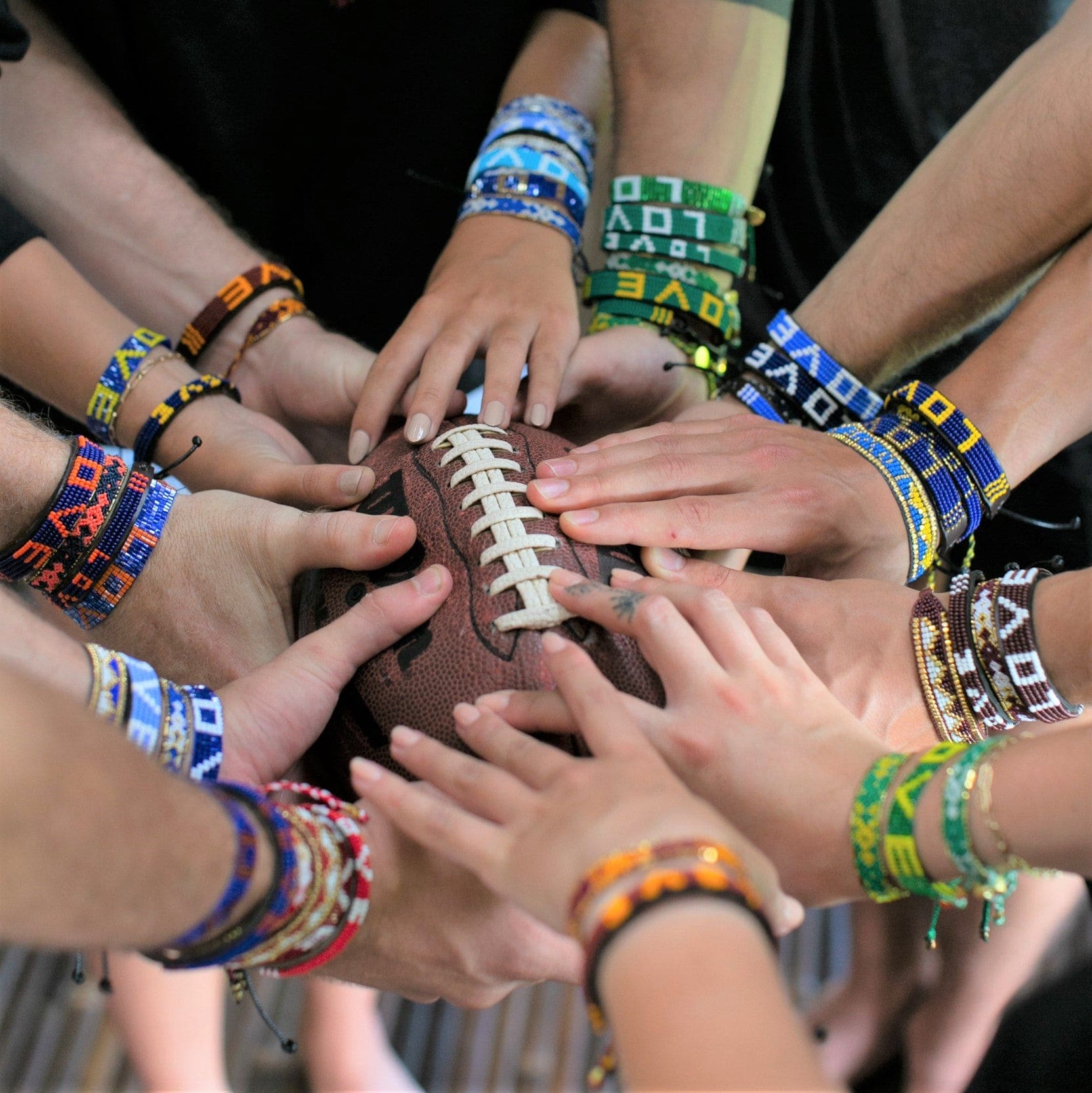 LOVE Bracelet - Green and White - Love Is Project