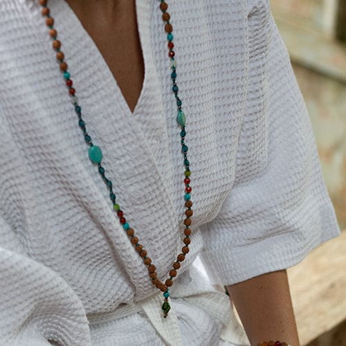 Bali Mala Necklace - Marine Blue - Love Is Project