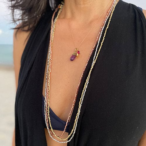 Bollywood Necklace - Silver - Love Is Project