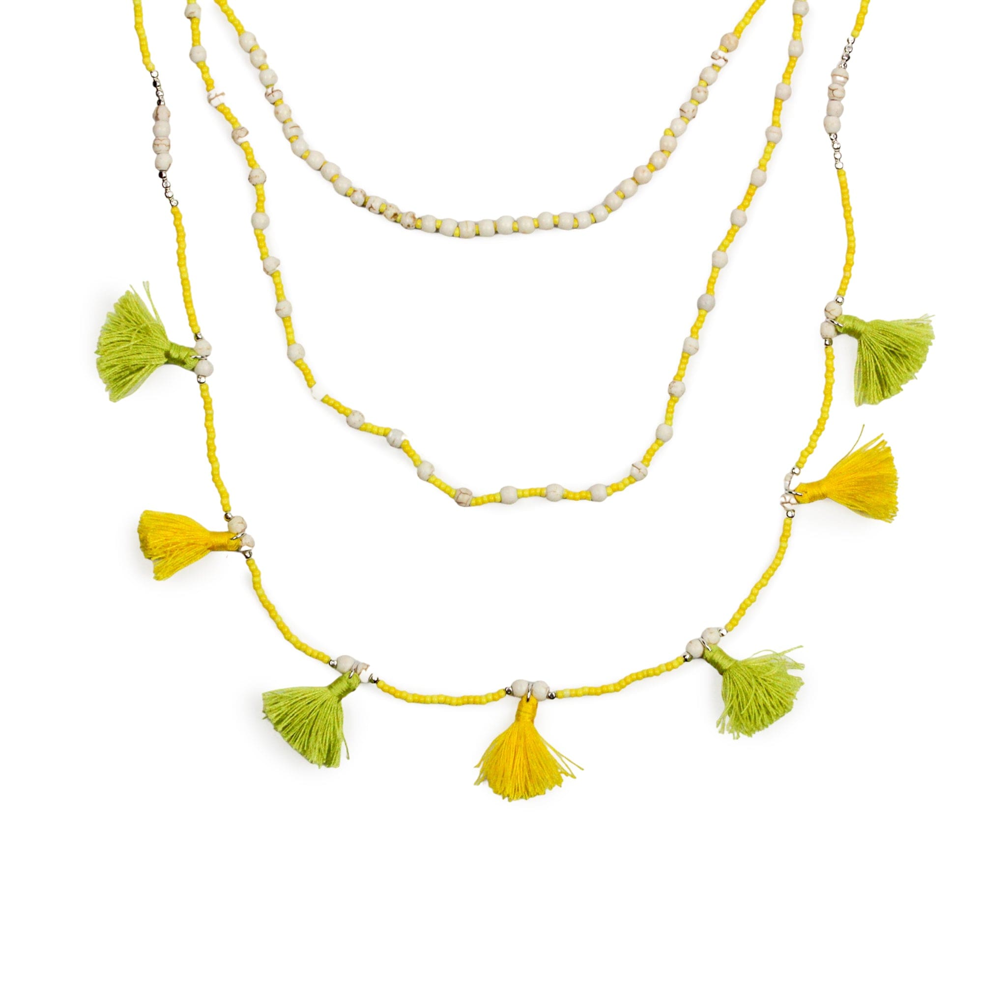 Bali Garland Necklace - Yellow
